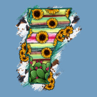 Vermont State Map Urban Heavy Tee | Teevron