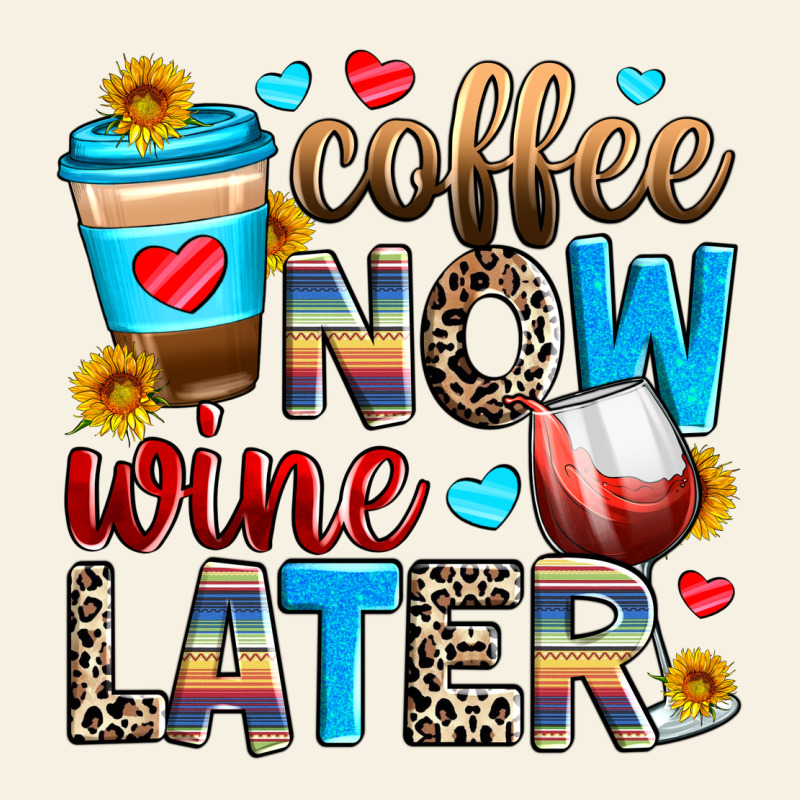 Coffee Now Wine Later Vintage Tee by Zillion Design Studio | Teevron