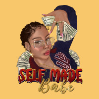 Self Made Babe Afro Black Woman Vintage Hoodie | Teevron