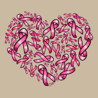 Breast Cancer Ribbon Heart Long Sleeve Tee | Teevron
