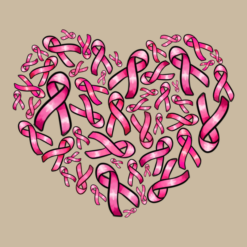 Breast Cancer Ribbon Heart Long Sleeve Tee by AdoDesignShop | Teevron