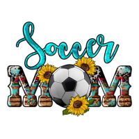 western leopard cowhide sunflowers  glitter mom soccer | Teevron