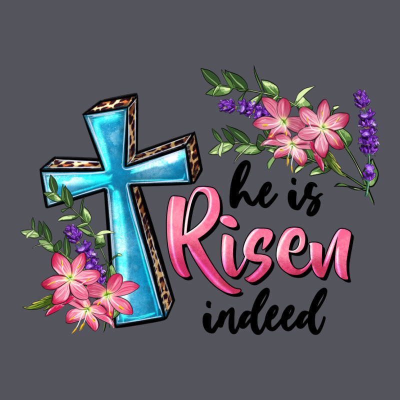 He Is Risen Indeed Cross And Flowers Vintage Hoodie by RanaPortraitStore | Teevron