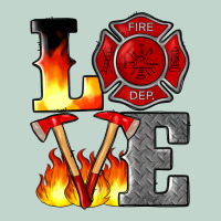 Firefighter Love Zipper Hoodie | Teevron
