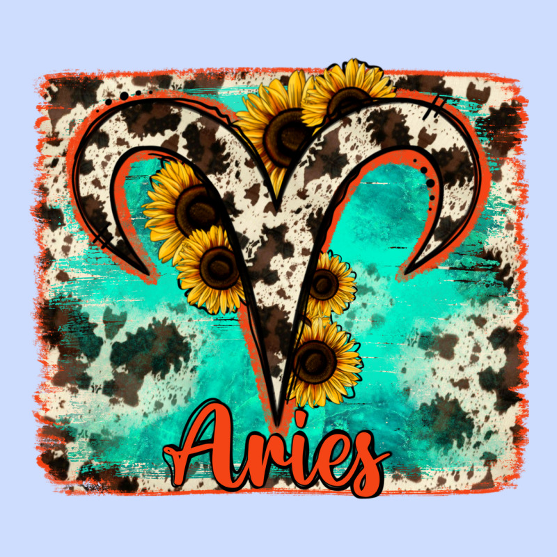 Aries Turquoise Cowhide Urban Heavy Tee by RanaPortraitStore | Teevron