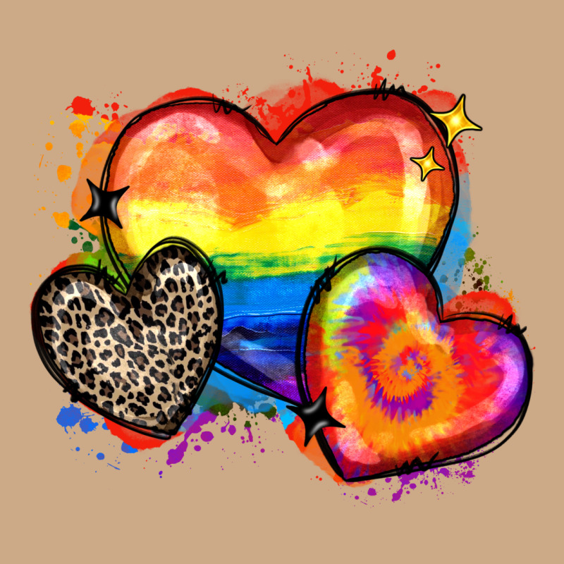 Pride Hearts Vintage Hoodie by Zillion Design Studio | Teevron