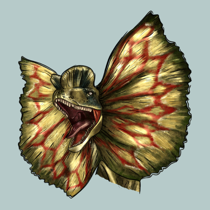 Dilophosaurus Face Heavy Core Tee by LillyAllenDesigns | Teevron