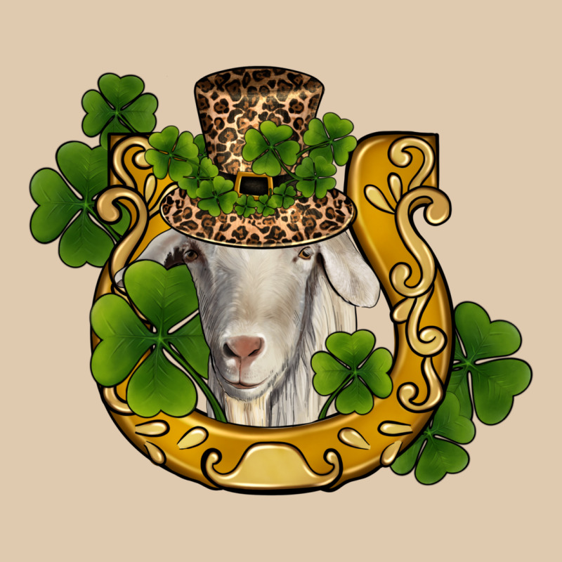St Patricks Day Goat Horseshoe Shamrock Heavyweight Sweatshirt by RanaPortraitStore | Teevron