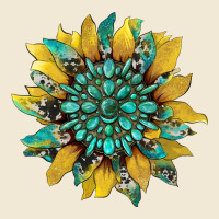Sunflower With Gemstone And Cowhide Premium Tee | Teevron