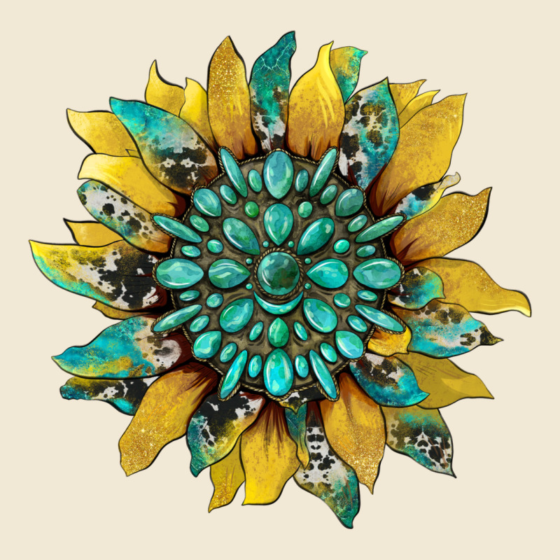 Sunflower With Gemstone And Cowhide Premium Tee by Artiststas | Teevron