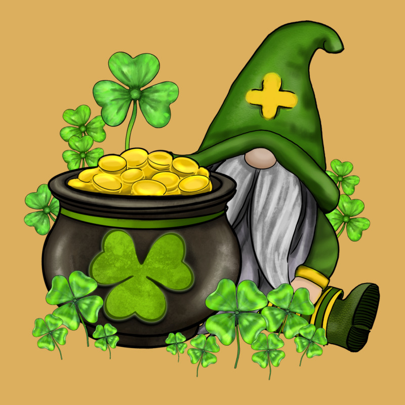 St Patricks Gnome And Pot Of Gold Premium Hoodie by AdoDesignShop | Teevron