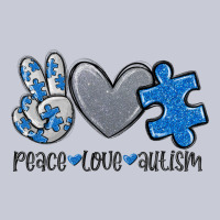 Peace Love Autism Heavyweight Hoodie | Teevron