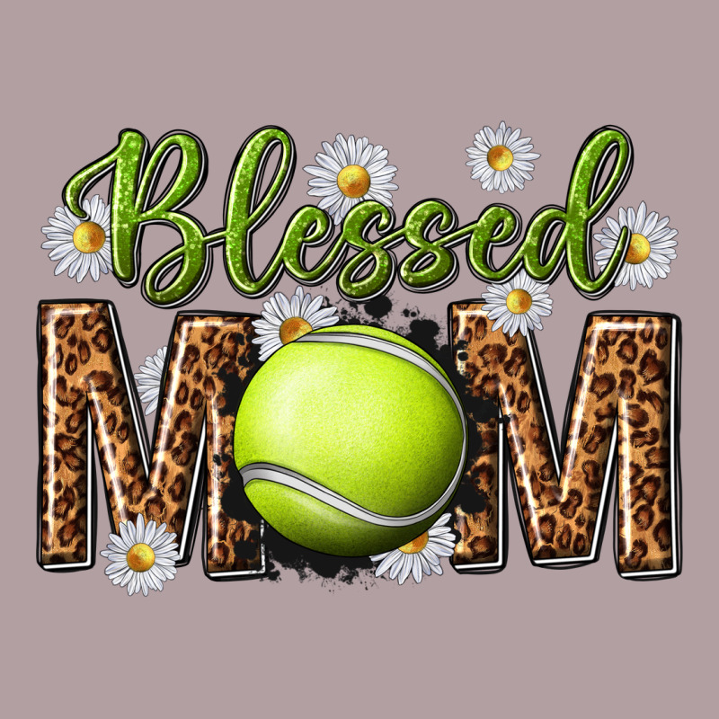 Blessed Mom With Tennis And Daisy Vintage Hoodie by texasbilliewilder | Teevron
