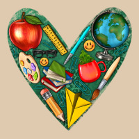 Teacher  Heart Heavyweight Sweatshirt | Teevron
