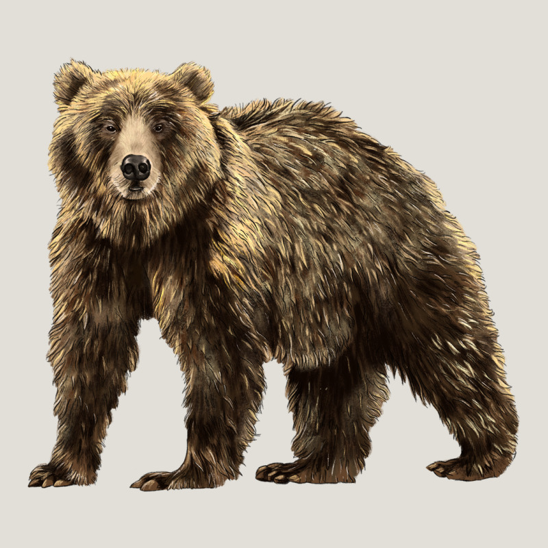 Brown Bear Heavy Core Tee by LillyAllenDesigns | Teevron