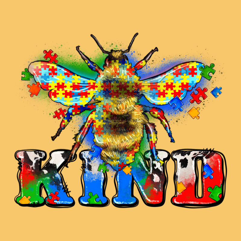 Bee Kind Autism Vintage Hoodie by Zillion Design Studio | Teevron