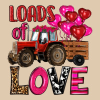 Valentine's Day Loads Of Love Tractor With Pin Heart Balloons Heavyweight Sweatshirt | Teevron