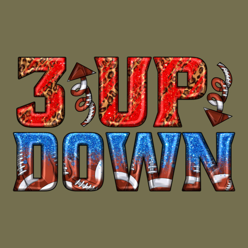 3 Up 3 Down Football Vintage Hoodie by texasbilliewilder | Teevron