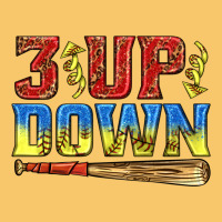 3 Up 3 Down Softball Vintage Hoodie | Teevron