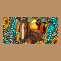 Horse And Desert With Sunflowers Gemstone Vintage Hoodie | Teevron