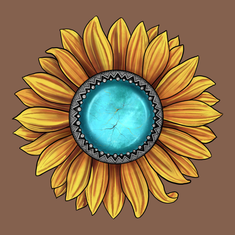 Sunflower Gemstone Zipper Hoodie by JahusDesignShop | Teevron