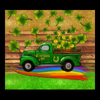 St Patricks Day Truck Shamrock With Rainbow Tumbler Heavyweight Sweatshirt | Teevron