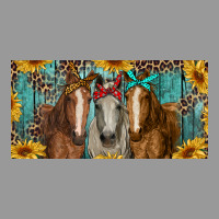 Horses With Leopard And Sunflowers Vintage Hoodie | Teevron