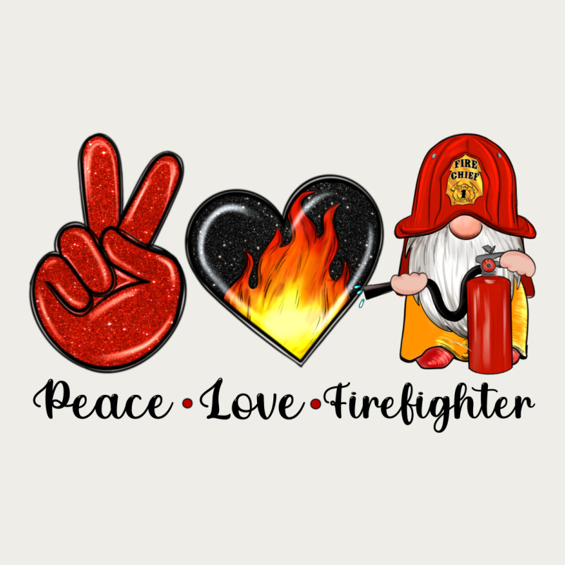 Peace Love Firefighter Zipper Hoodie by Artiststas | Teevron