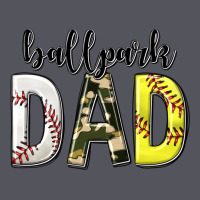 Ballpark Dad With Softball And Baseball Vintage Hoodie | Teevron