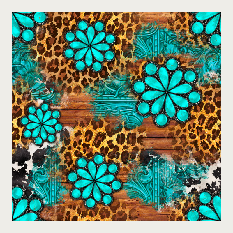 Leopard Gemstone Seamless Pattern Zipper Hoodie by BundleAndBundleShop | Teevron