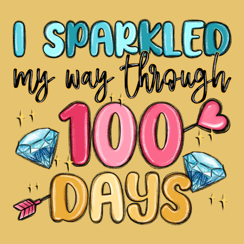 I Sparkled My Way Through 100 Days Premium Sweatshirt by MaliasSmallBusiness | Teevron