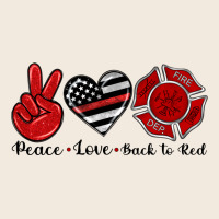 Peace Love Back To Red Zipper Hoodie | Teevron