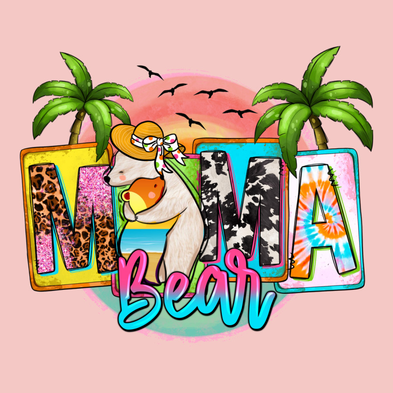 Mama Bear Summer Urban Heavy Tee by Zillion Design Studio | Teevron