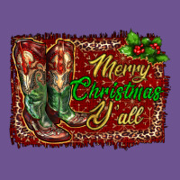 Merry Christmas Y'all Boots Vintage Tee | Teevron