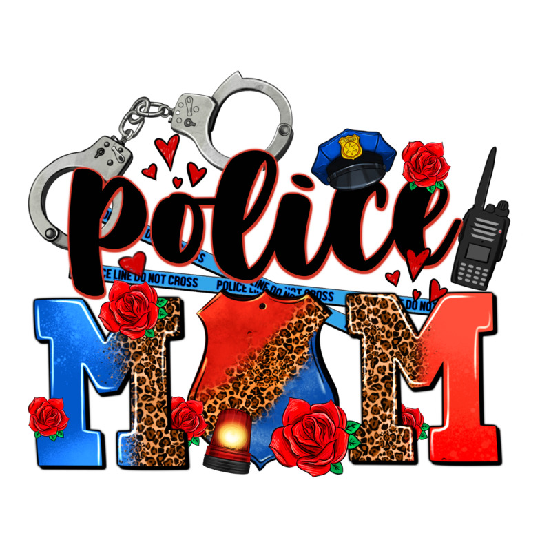 Police Mom Ladies Tee by AdoDesignShop | Teevron