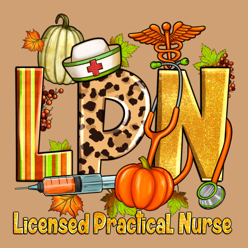 Fall Lpn Licensed Practical Nurse Vintage Tee by Zillion Design Studio | Teevron
