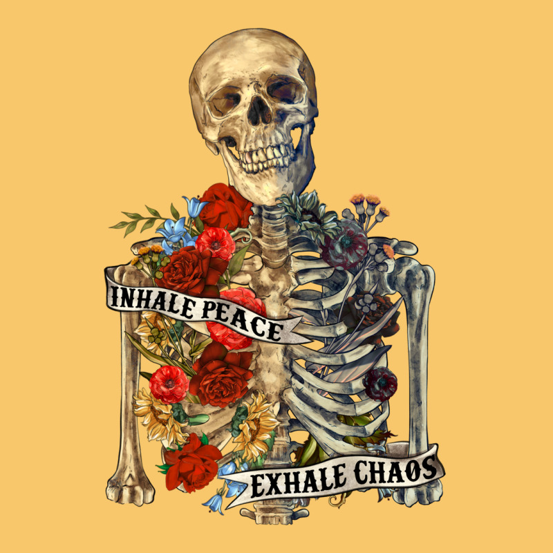 Inhale Peace Exhale Chaos Vintage Hoodie by RanaPortraitStore | Teevron