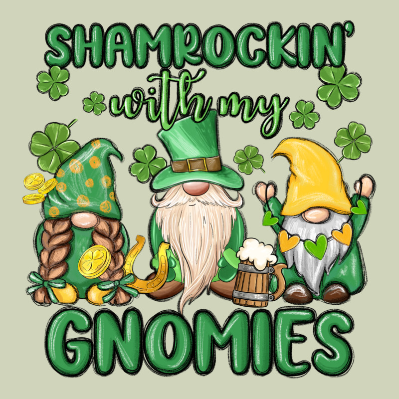 Shamrock With My Gnomies Heavyweight Hoodie by MaliasSmallBusiness | Teevron