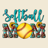 Western Leopard  Sunflowers Glitter Mom Softball Premium Tee | Teevron