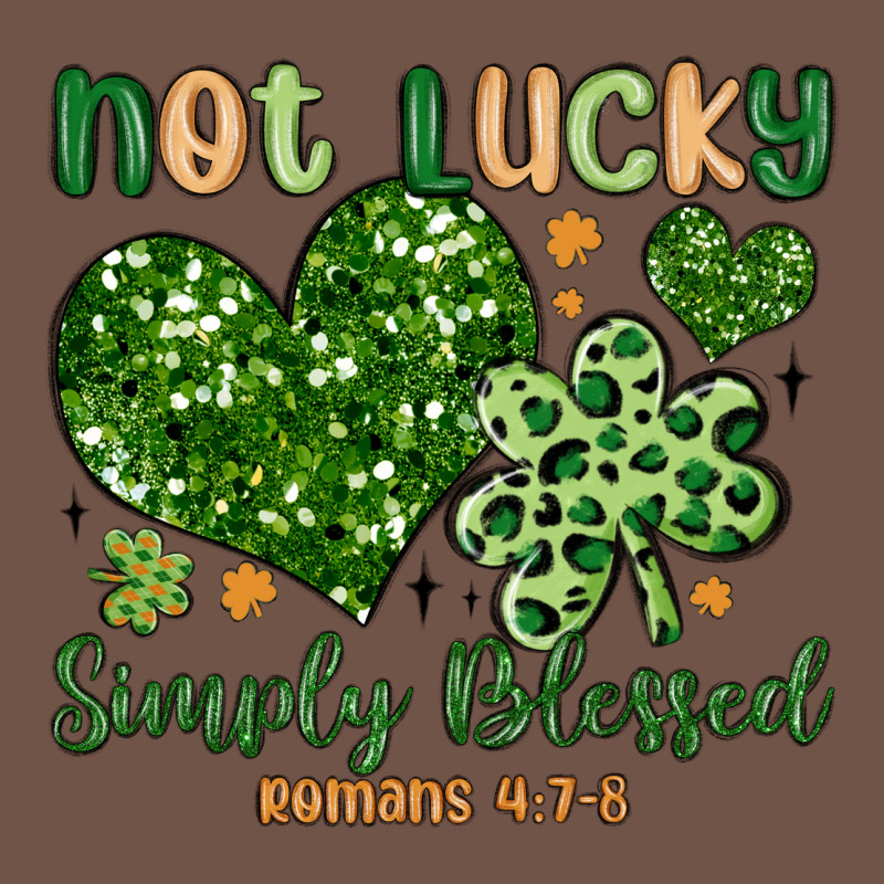 Not Lucky Simply Blessed Premium Sweatshirt by MaliasSmallBusiness | Teevron