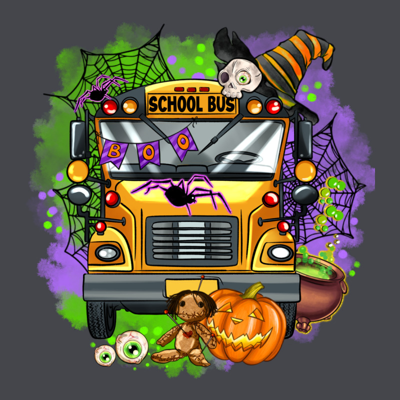 Halloween School Bus Long Sleeve Tee by AdoDesignShop | Teevron