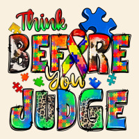 Think Before You Judge Autism Vintage Hoodie | Teevron