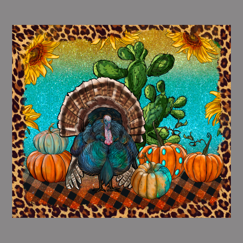 Turkey And Pumpkins Vintage Tee by RanaPortraitStore | Teevron