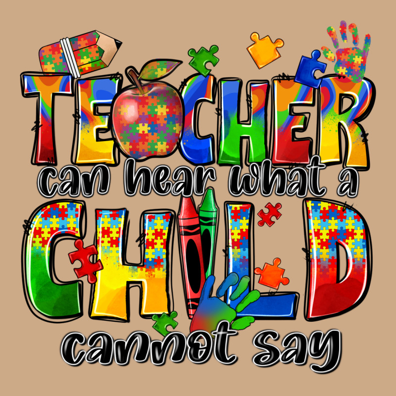Teacher Can Hear What A Child Cannot Say Vintage Hoodie by Zillion Design Studio | Teevron