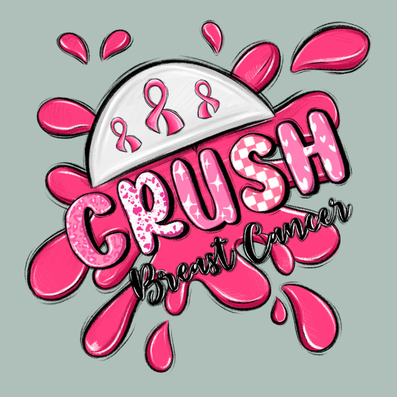Crush Breast Cancer Heavyweight Hoodie by MaliasSmallBusiness | Teevron