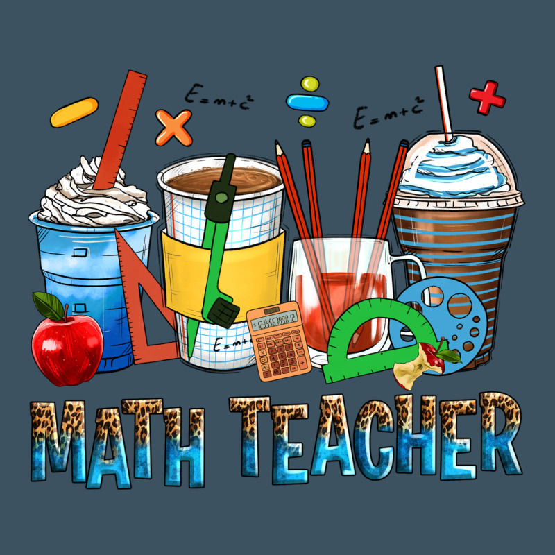 Math Teacher Coffee Cups Urban Heavy Tee by Zillion Design Studio | Teevron