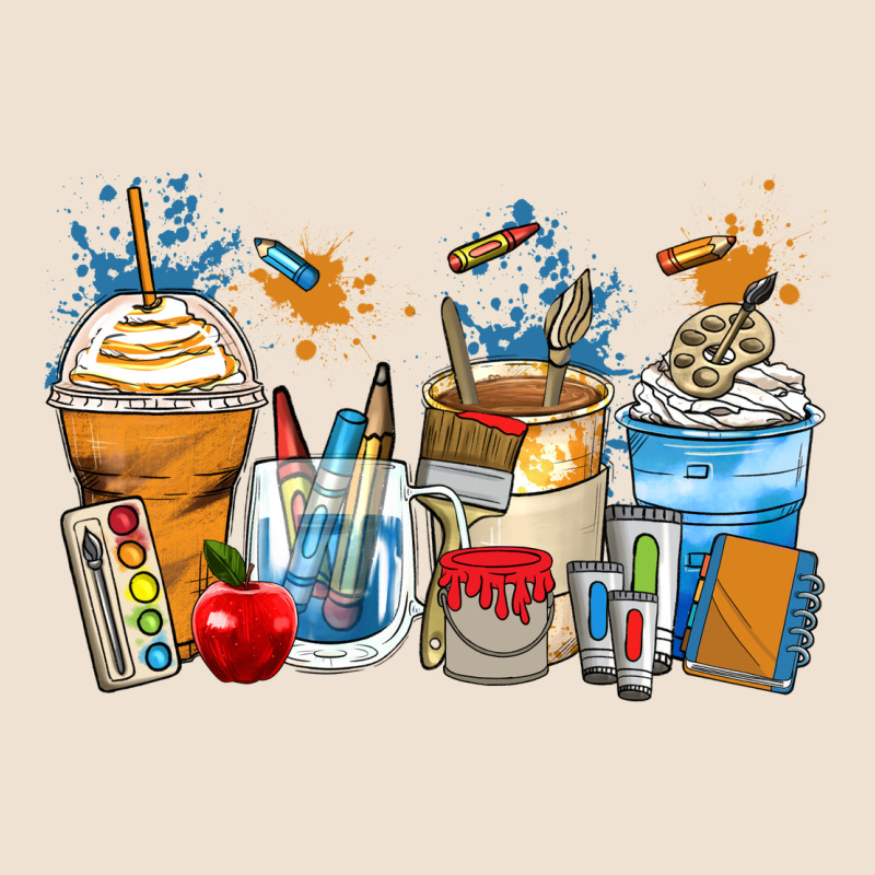 Art Teacher Coffee Cups Urban Heavy Tee by Zillion Design Studio | Teevron