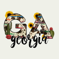 Georgia State Cowhide Serape Cactus Urban Heavy Tee | Teevron