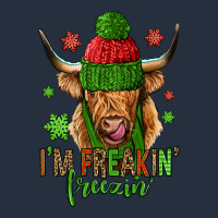 I'm Freakin Freezin Christmas Long Haired Cow Zipper Hoodie | Teevron