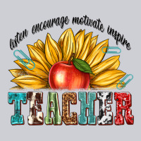 Teacher With Sunflower Heavyweight Sweatshirt | Teevron